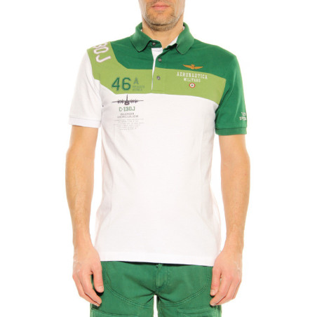 Polo Aeronautica Militare green-white